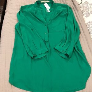 41Hawthorn Colibri Solid Tab Sleeve Blouse
